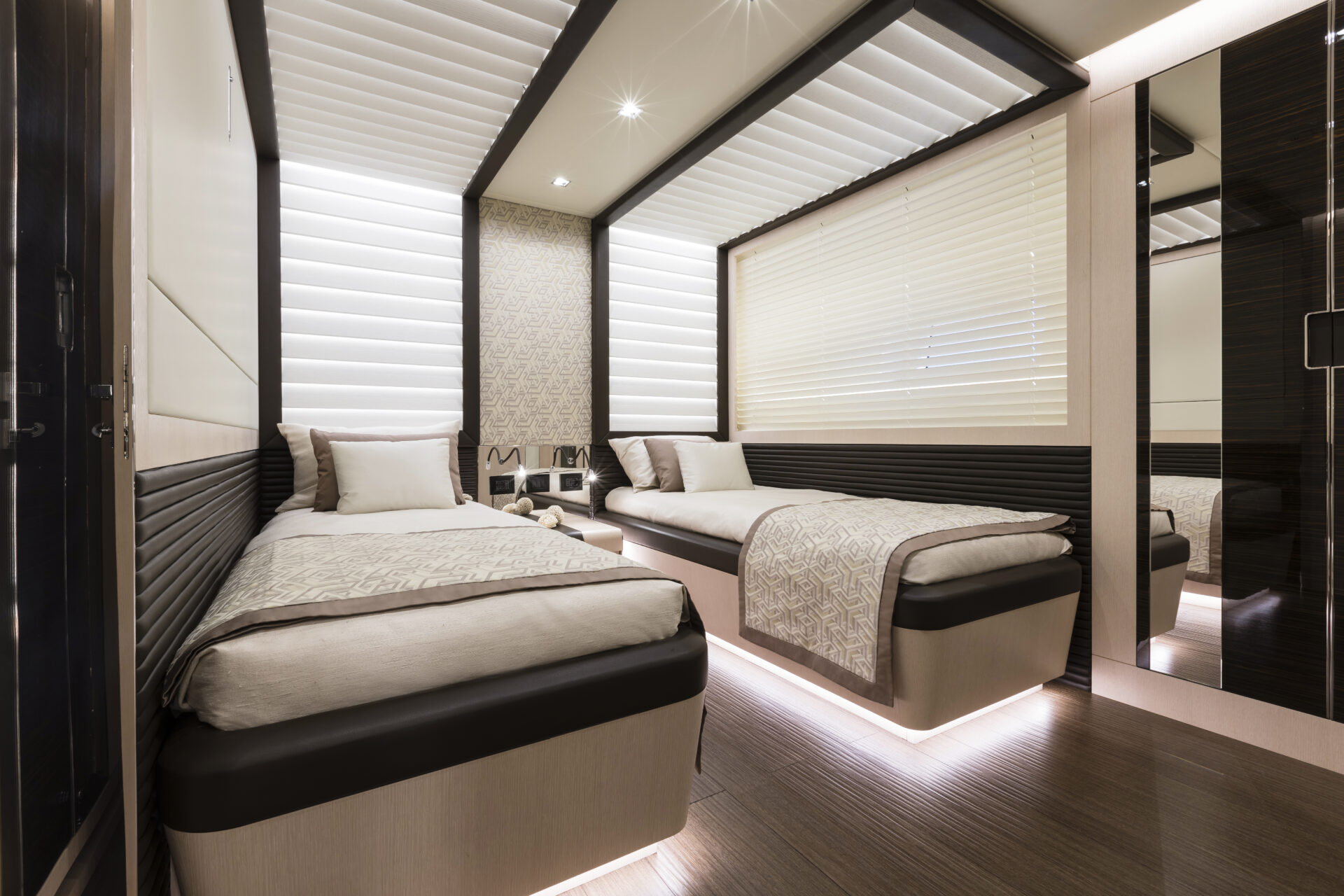 Cabina doppia di lusso Mangusta Yachts