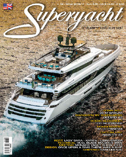 Mangusta Yachts cruising on open sea