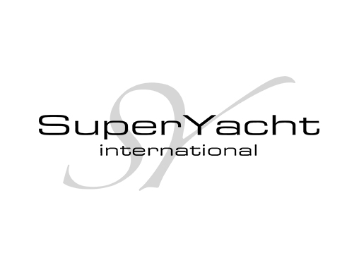 SuperYacht International logo in sleek black font.