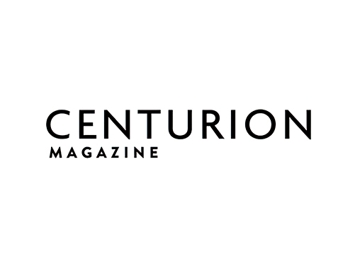 Centurion Magazine logo in black font