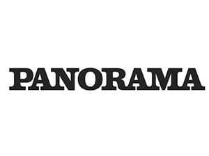 Panorama logo in bold black letters