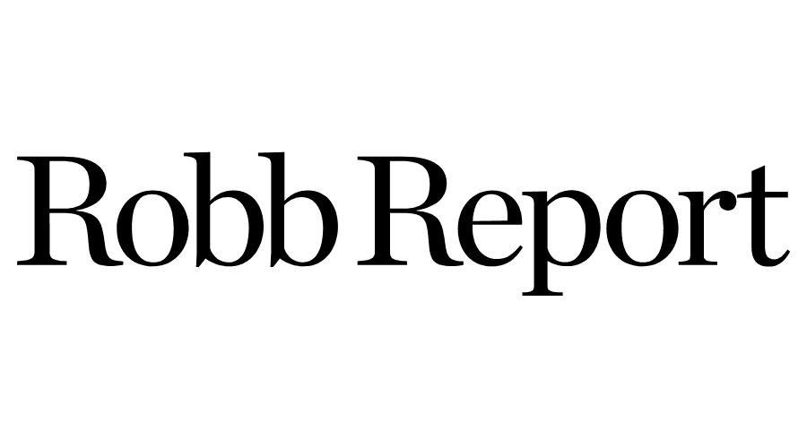 Robb Report logo, luxury lifestyle magazine branding